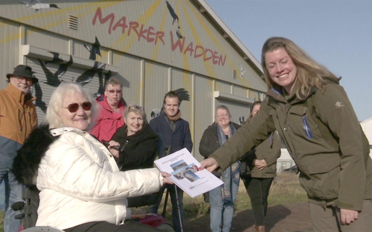 Overhandiging Rapport toegankelijkheid Markerwadden aan Natuurmonumenten