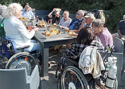 Scootmobiel en rolstoeltocht in Natuurpark Lelystad